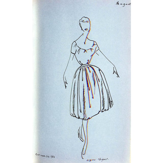 White "Talking About Fashion to Elie Rabourdin and Alice Chavane" 1954 Dior, Christian For Sale - Image 8 of 10