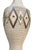 Beige Vintage Mid Century Modern Chalkware Lamp Pair — Neutral Ribbed Texture For Sale - Image 8 of 11