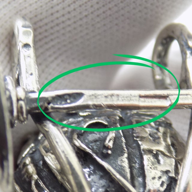 Vintage Italian Handmade Genuine Silver Cinderella Princess Carriage Solid Figurine, Made in Tuscany (Arezzo, Italy) For Sale - Image 9 of 11