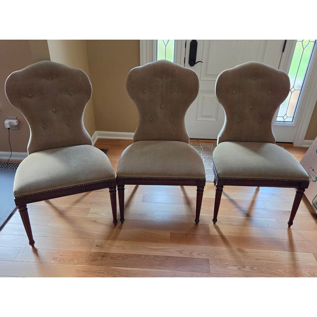 Wood Henredon French Louis XVI Style - 6 Sidechairs For Sale - Image 7 of 9
