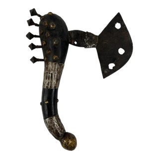 Early 20th Century Bamun Knife Axe Cameroon For Sale