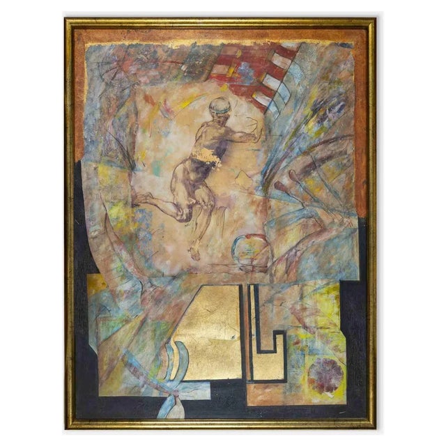 Unknown, The Vortex of Confusion, Oil Painting, 1970s For Sale