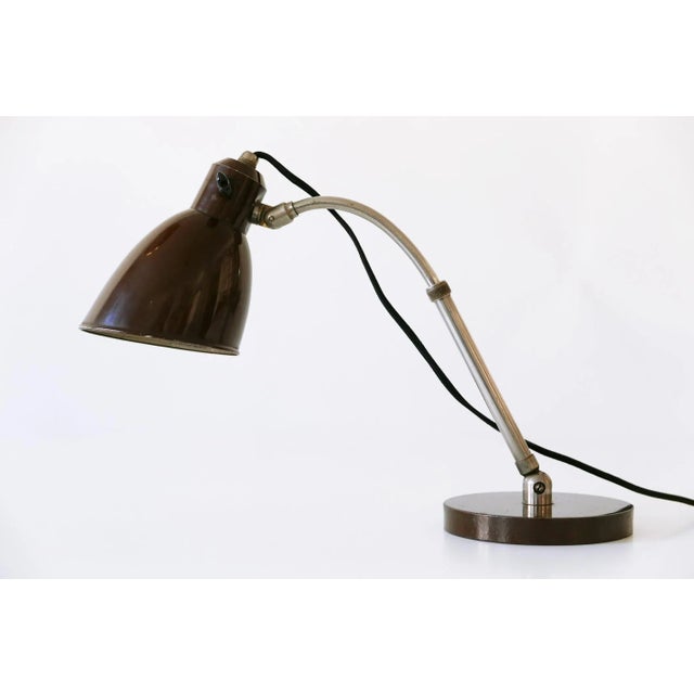 German Model Piccolo Table Lamp by Christian Dell for Bünte & Remmler, 1930s For Sale - Image 15 of 18