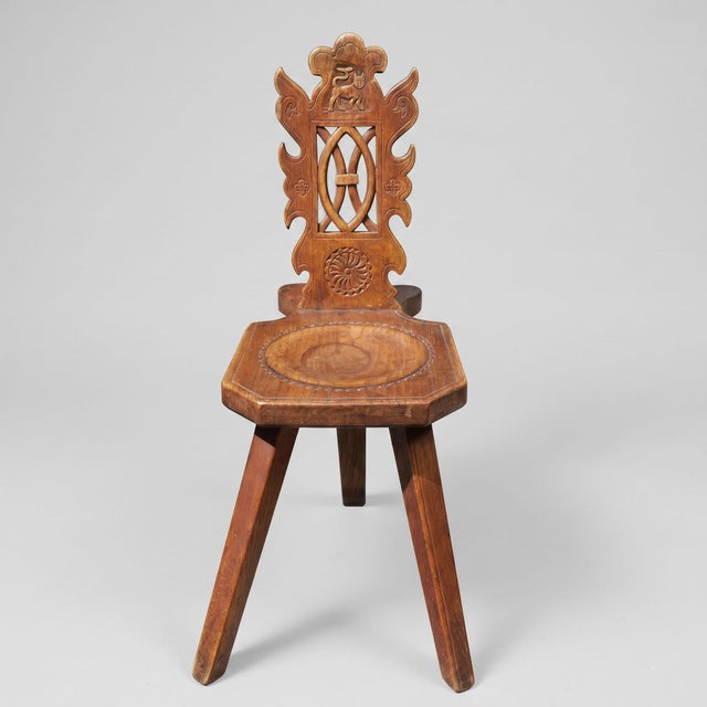 Neo-Renaissance Style Chairs in Carved Walnut, 1900s, Set of 6 For Sale - Image 4 of 18