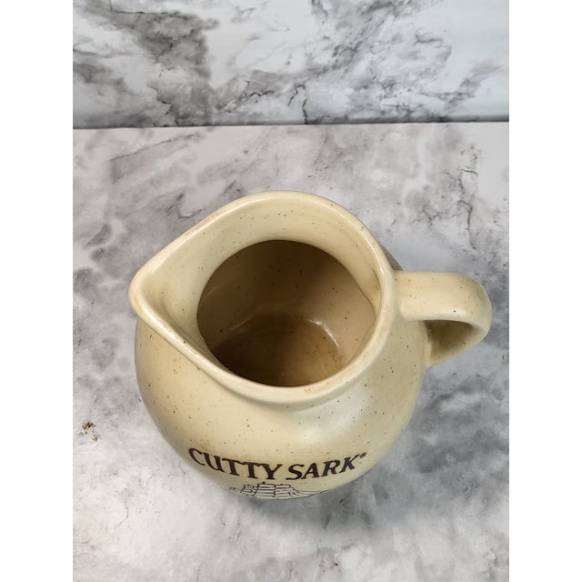 1970s Cutty Sark Scottish Transferware Squat Pitcher For Sale In San Francisco - Image 6 of 11