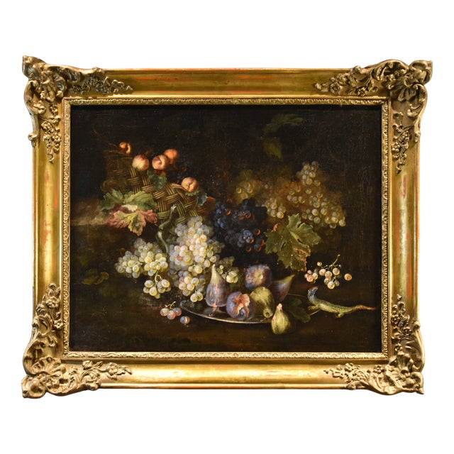 Franz Werner Von Tamm, Still Life with Flowers, 1600s-1700s, Oil on Canvas For Sale