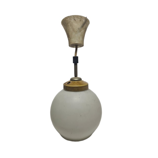 Postmodern Communist Pendant Lamp, Poland, 1970s For Sale - Image 16 of 16