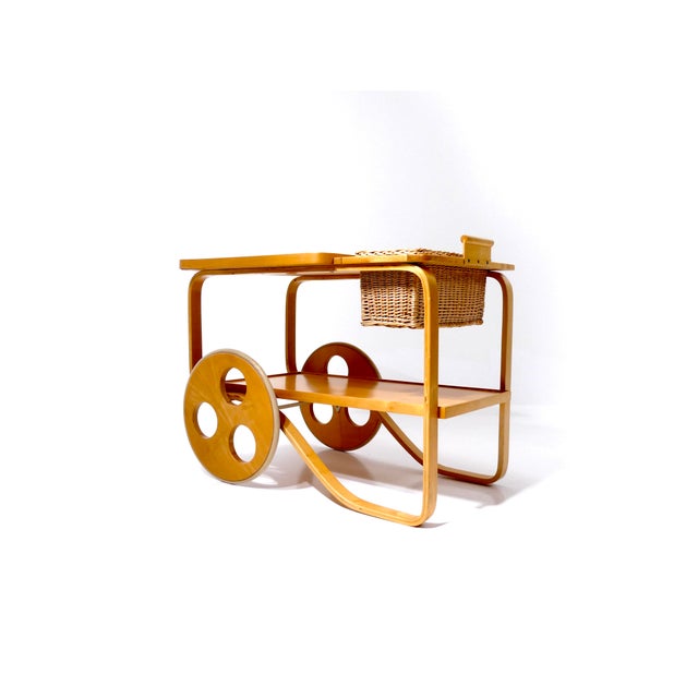 Swiss Vintage Tea Trolley by Alvar Aalto, 1960s For Sale - Image 15 of 18
