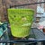 Boho Vintage Lime Green Wicker Basket For Sale In Atlanta - Image 6 of 9