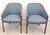 Wood 1970s Set of 7 Ward Bennett for Brickel Associates Ash Dining Chairs, 3 Designs For Sale - Image 7 of 11