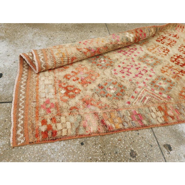 Galerie Shabab Collection Mid-20th Century Turkish Anatolian Runner For Sale - Image 10 of 10