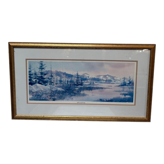James Harvey Taylor Still of Evening Lithograph, Certificate For Sale