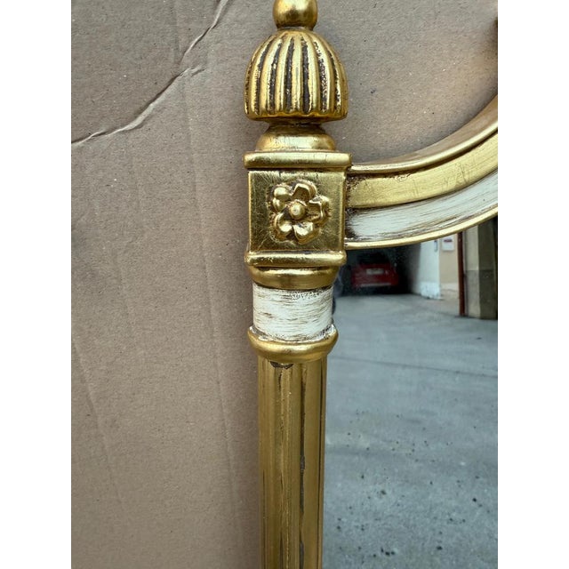 Traditional Vintage Golden Mirror, 1960s For Sale - Image 3 of 6