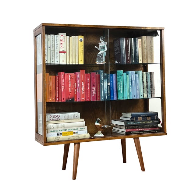 Bookcase with Glass Sides, Czechoslovakia, 1973 For Sale - Image 6 of 12