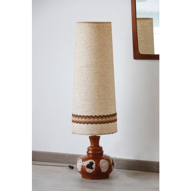 Vintage Ceramic Lamp, 1970s For Sale - Image 10 of 13