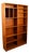 Mid Century Danish Modern Bookshelf Tall Teak Wood Shelving Unit Adjustable MCM For Sale