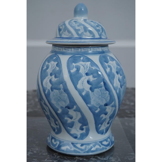 Set of 4 Piece Blue & White Porcelain Canton Ware For Sale In Philadelphia - Image 6 of 12