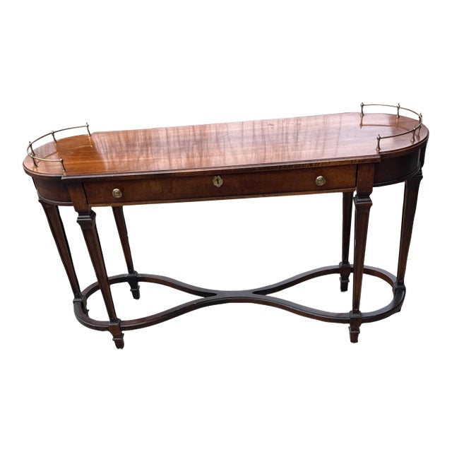 1960s Lane Altavista Virginia Long Console Table For Sale