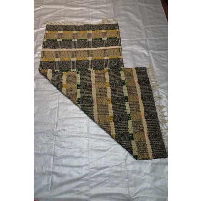 Rag Rug Swedish Mid Century For Sale - Image 4 of 7