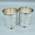 Pair of silverplate mint julep cups engraved “KENTUCKY DERBY 1973” on the exterior, with maker’s mark on the underside....