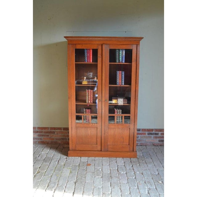 Art Deco Bookcase in Oak, 1920s For Sale - Image 11 of 11