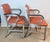 GoodForm Mid-Century Goodform Aluminum & Terracotta Vinyl Arm Chairs - A Pair For Sale - Image 4 of 14