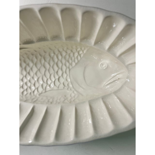 Mid-Century Modern Vintage Waechtersbach Ceramic Fish Mold For Sale - Image 3 of 11