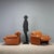 A pair of "Coronado" armchairs designed by Tobia Scarpa in the 1970s, produced by B&B Italia, are an icon of vintage...