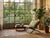 Vintage Lounge Chair in Green Metal and Canvas with Floral Cushion from Arflex For Sale - Image 13 of 14