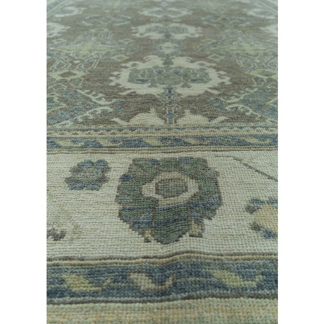 Turkish Turkish Oushak Rug 9'2" x 12'6" #19364 For Sale - Image 3 of 8