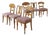 Swedish Biedermeier Golden Birch Chairs, Set of 6 For Sale