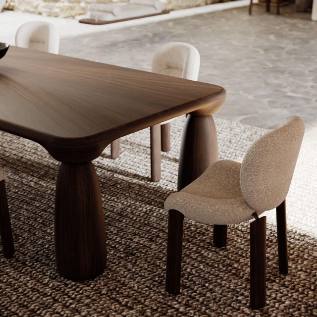 Wood Mansfield Dining Table by Wood Taylors Club For Sale - Image 7 of 9