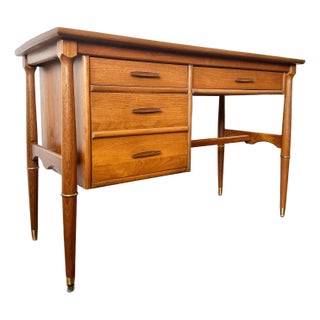 Mid Century Writing Desk and Chair For Sale