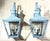 Large Pair of Vintage Solid Brass Wall Lanterns - 12”x 12”x 24” For Sale - Image 15 of 15