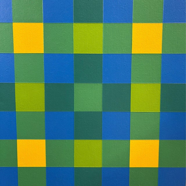 Red Paolo Minoli, Analytical Work Program 6A, 1974, Acrylic on Panel, Set of 2 For Sale - Image 8 of 11