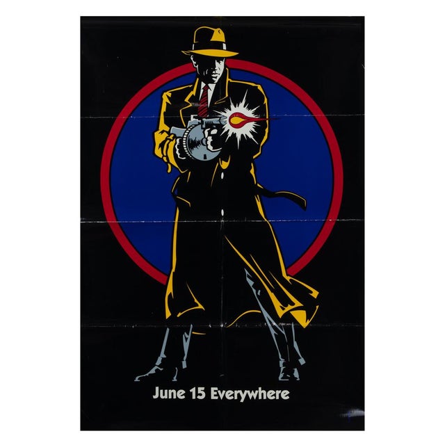 Vintage Minimalist Poster by Dick Tracy, 1990 For Sale - Image 4 of 5