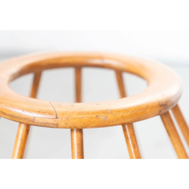 Vintage Beechwood Baby Walker, 1940s/1950s Step back in time with this charming vintage baby walker from the 1940s/1950s,...