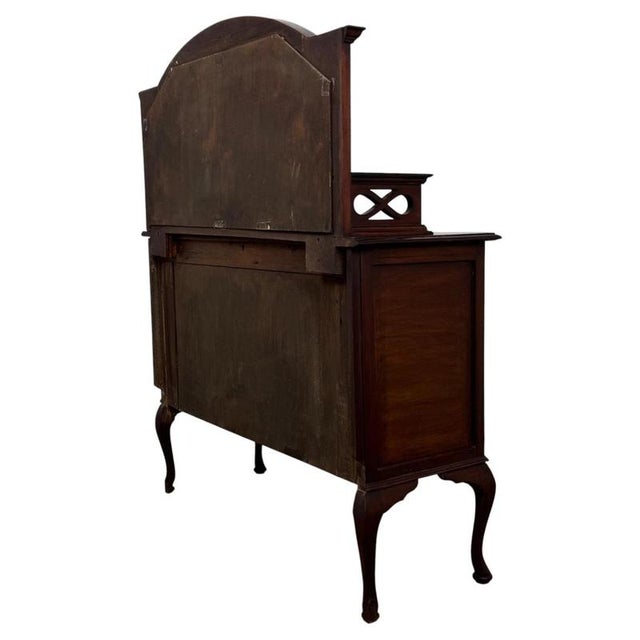 Brown Antique Edwardian Mahogany Sideboard For Sale - Image 8 of 13