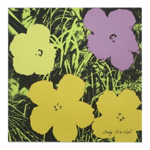 1986 Carnegie Museum of Art Andy Warhol Flowers 72 Lithograph