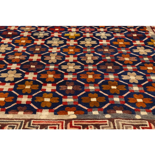 Early 20th Century Antique Chinese Peking Rug, 03'11 X 06'09 For Sale - Image 5 of 10