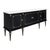An elegant French Louis XVI style four-door buffet or enfilade; circa 1910; crafted primarily of mahogany; professionally...