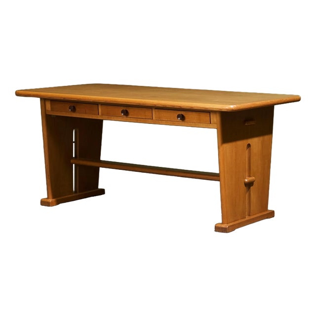 Vintage Art Deco Desk in Ash by Bas Van Pelt, 1930s For Sale