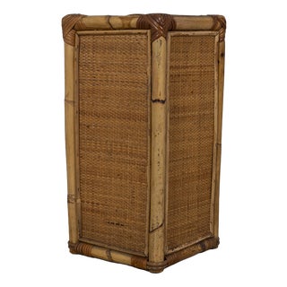 Vintage Bamboo Umbrella Stand, Italy, 1960s For Sale