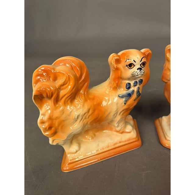 Pair of 19th-Century Staffordshire King Charles Spaniels, Circa 1870 For Sale - Image 10 of 12