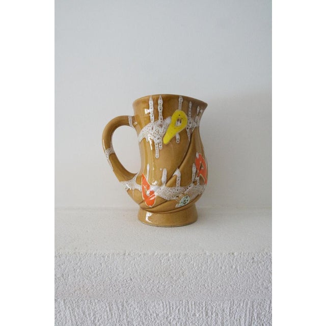 Vintage Ceramic Pitcher from Poët Laval Turban, 1960s For Sale - Image 13 of 14