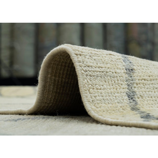 Tan Turkish Oushak Rug 12'5" x 15'6" #18674 For Sale - Image 8 of 8