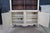 White Late 20th Century Monumental Habersham Plantation Chic French Provincial Hutch China Cabinet 102" For Sale - Image 8 of 18