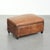 Sheepskin Ottoman with Black Piping For Sale - Image 9 of 9