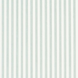 Schumacher Edwin Stripe Narrow Wallpaper in Eucalyptus For Sale