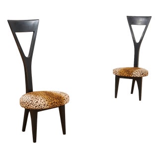 Fireplace Chairs in Wood by Felix Stöckli, 1950, Set of 2 For Sale